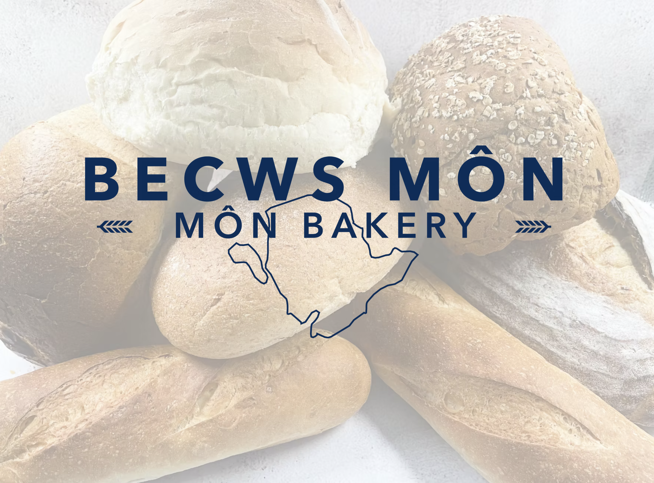 Becws Môn Bakery bread and sweet treats supplied to Pantri Dysynni