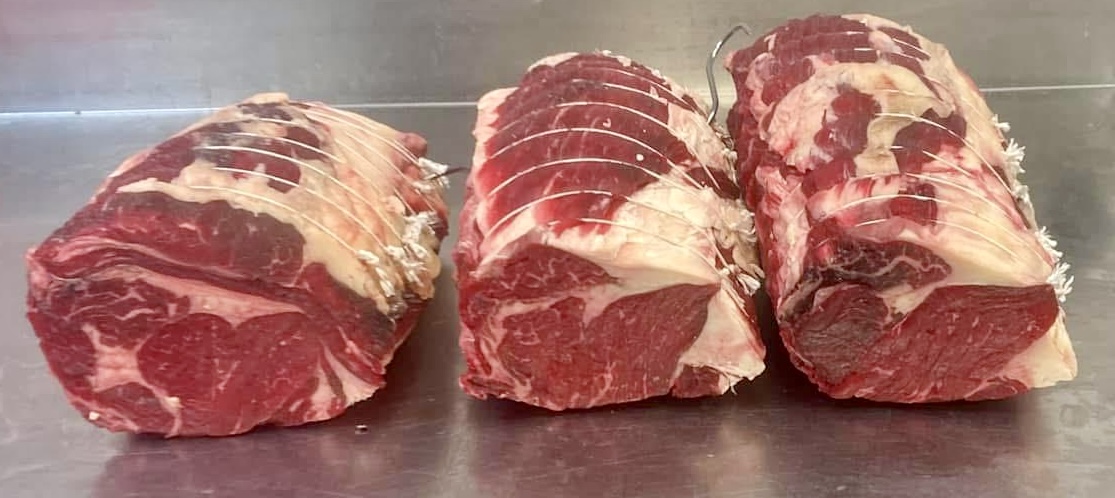 Beef roasting joints at Pantri Dysynni