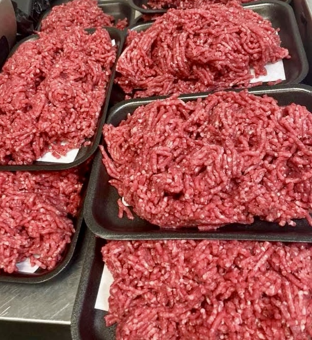 Fresh beef mince at Pantri Dysynni